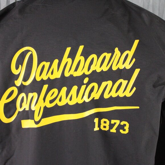 Band Jacket = Dashboard Confessional Script Graphic - Men's Large - Picture 6 of 9